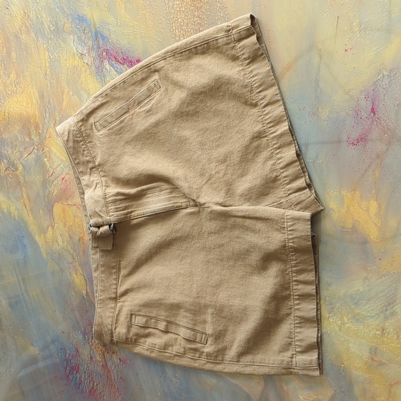 Vintage LIZ CLAIBORNE Brown Shorts Size 12 - Picture 3 of 13